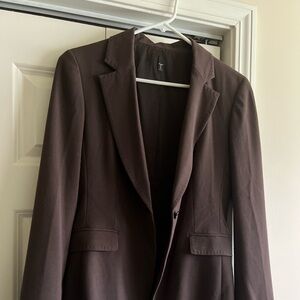 Chocolate Brown Tahari Suit Jacket